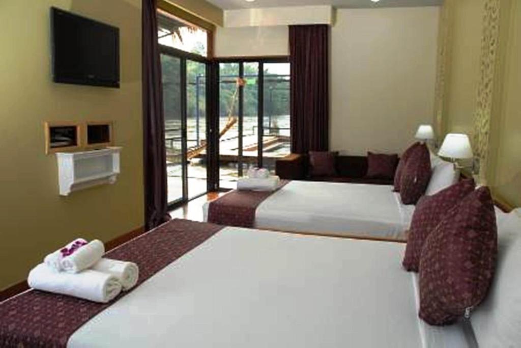 Boutique Raft Resort, River Kwai Ban Huai Maenam Noi Pokoj fotografie